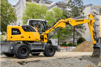 Pelle sur pneus Liebherr A 912 Compact