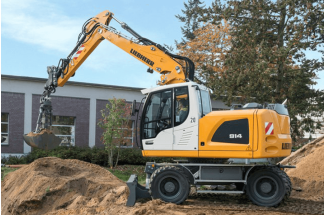 Pelle sur pneus Liebherr A 914