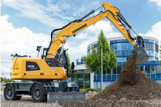 Pelle sur pneus Liebherr A 916 Compact