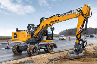 Pelle sur pneus Liebherr A 924